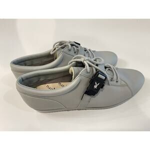 Playboy Mens Size 9.5 Spell Out Lace Up Shoes Gray Color